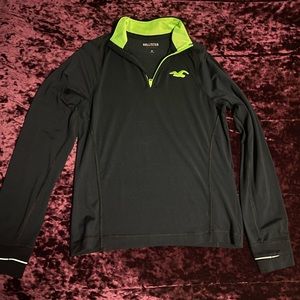 Hollister Sport Performance Quarter Zip Jacket Men’s Color Navy Blue Size M